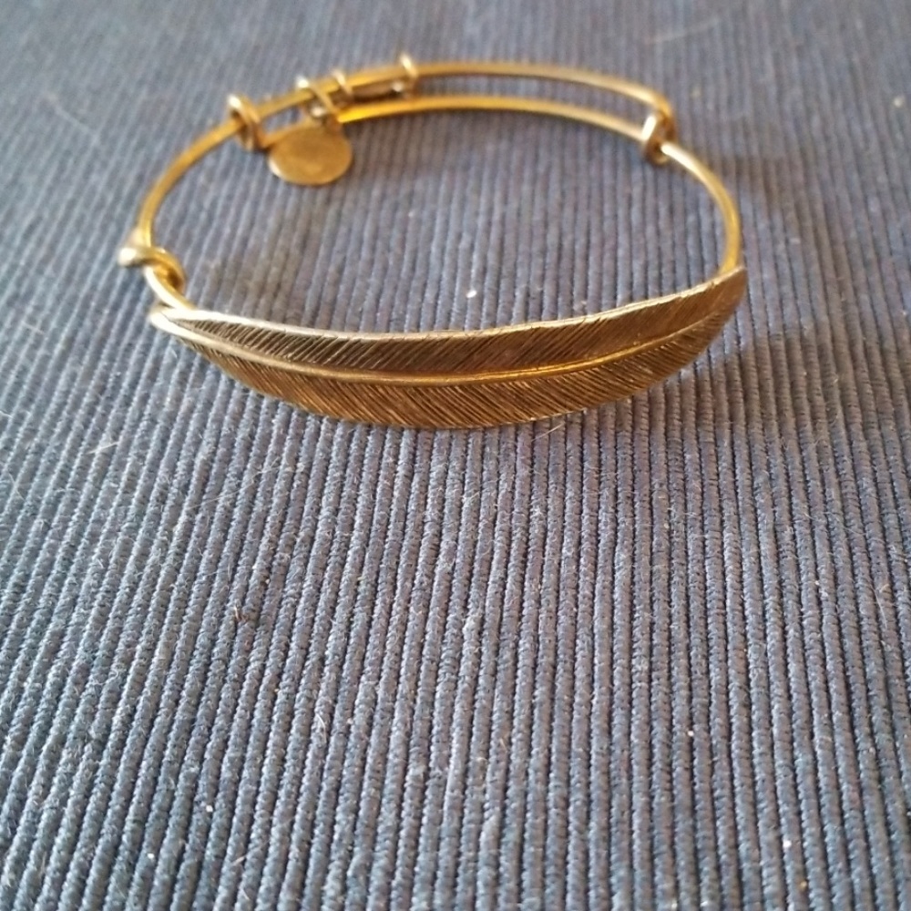 Alex and Ani feather bracelet